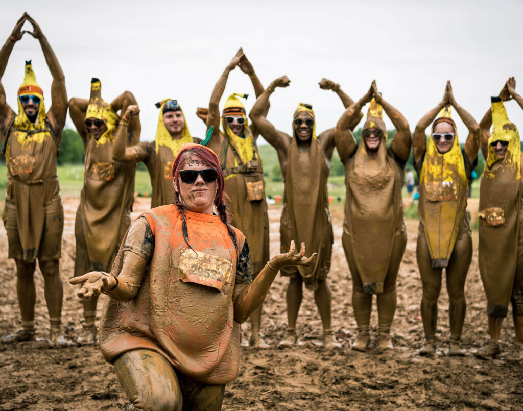 banana costumes joke Tough Mudder