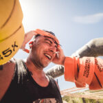 man getting headband Tough Mudder